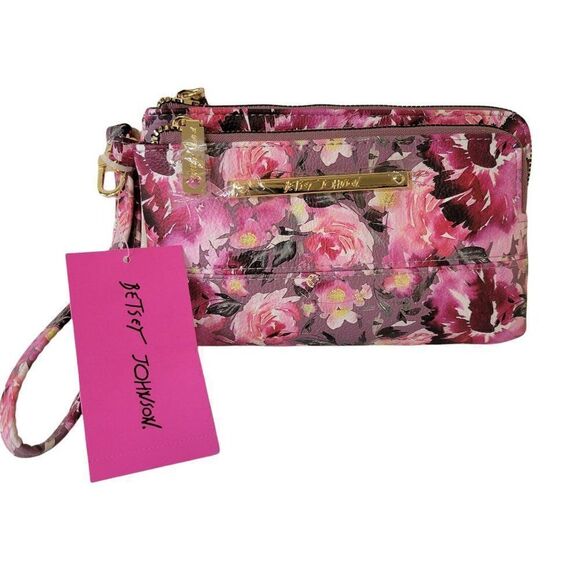Betsey Johnson XOX Wrislet Pouch - Picture 1 of 10